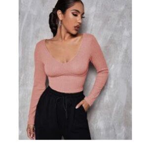 Shein pink top